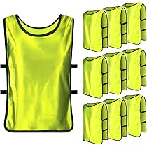 Amazon.co.jp: [ZERONOWA] ビブス 大人用 無地 10枚セット 男女